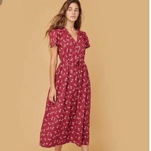 Christy Dawn - Dawn dress in red floral cotton